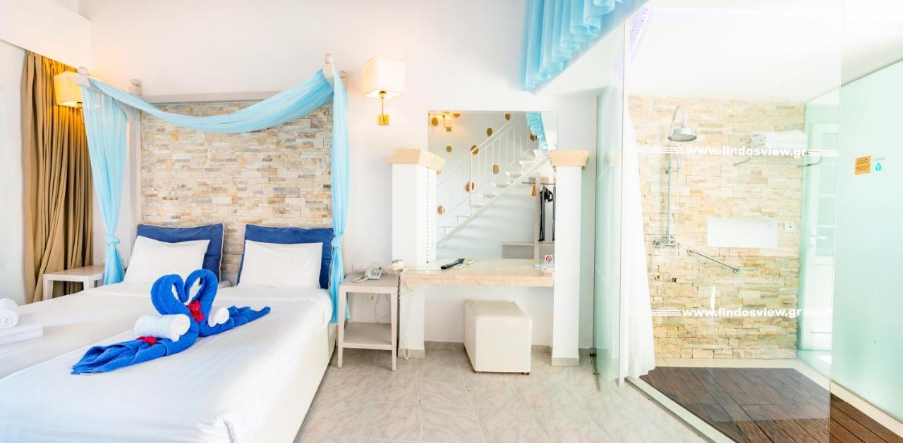 Lindos View Hotel Dış mekan fotoğraf